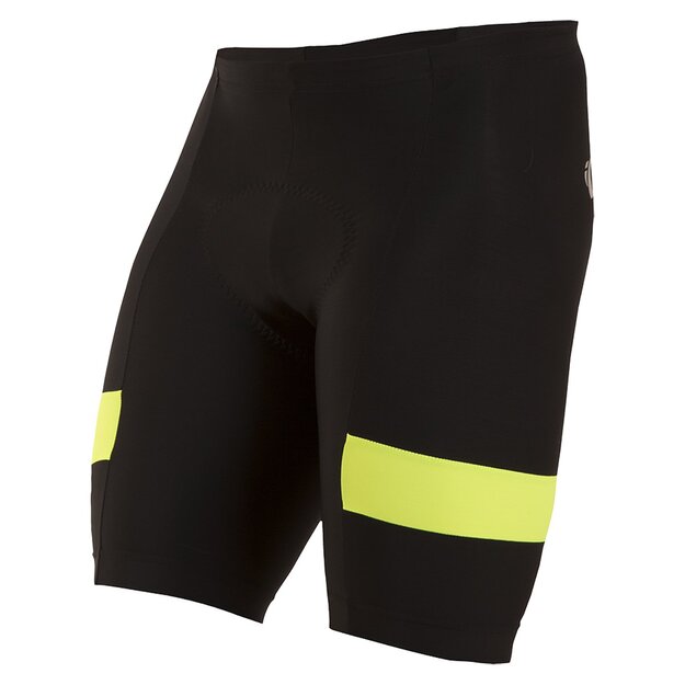 Šortai PEARL iZUMi Escape Quest Splice Short Black/Screaming Yellow (L dydis)