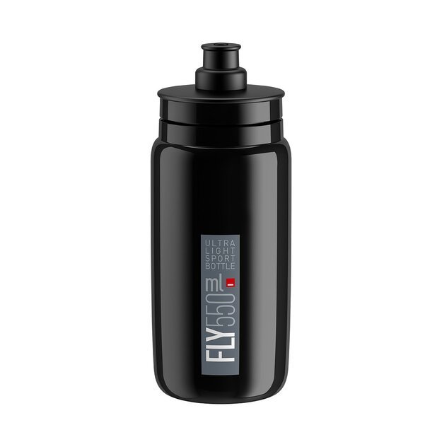 Gertuvė Elite Bottle FLY Black Grey logo 550ml