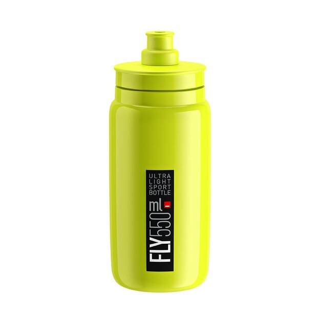 Gertuvė Elite Bottle FLY Yellow Fluo Black logo 550ml