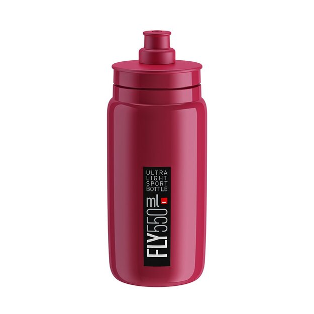 Gertuvė Elite Bottle FLY Amaranth Black logo 550ml
