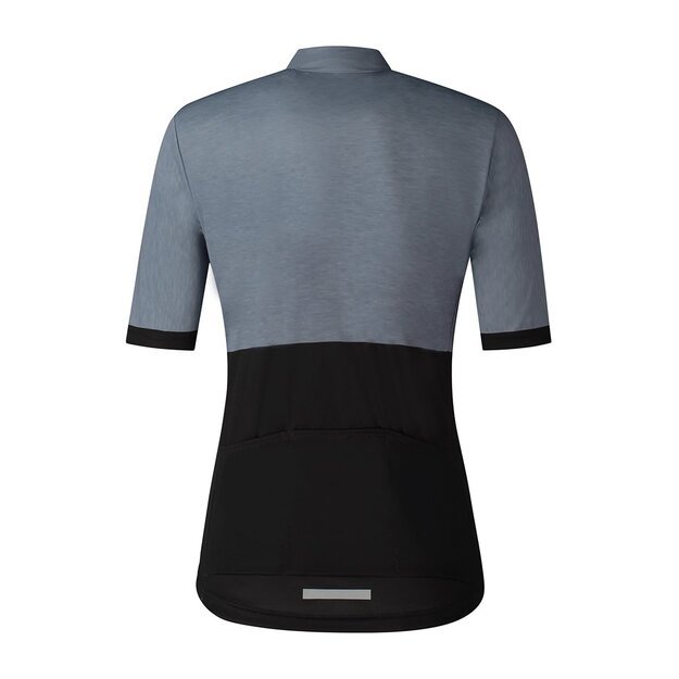 Marškinėliai Shimano W's Element S.S. Jersey Gray moteriški (S dydis)  1