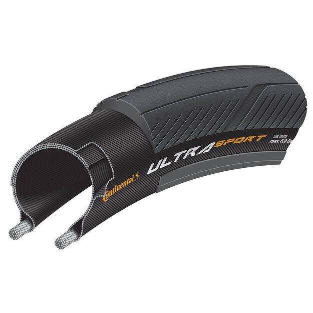 Padanga Continental Ultra Sport 700x25C Blackblue Foldable 1