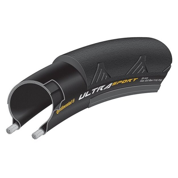 Padanga Continental Grand Sport Race 32-622 Black/Black Skin