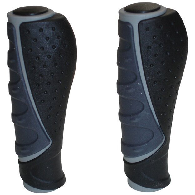Vairo rankenėlės OXC Grips Ergo Black/Grey Triple Density