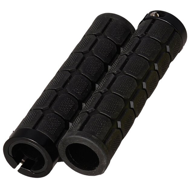 Vairo rankenėlės OXC Grips Lock On Fat Black Rubber