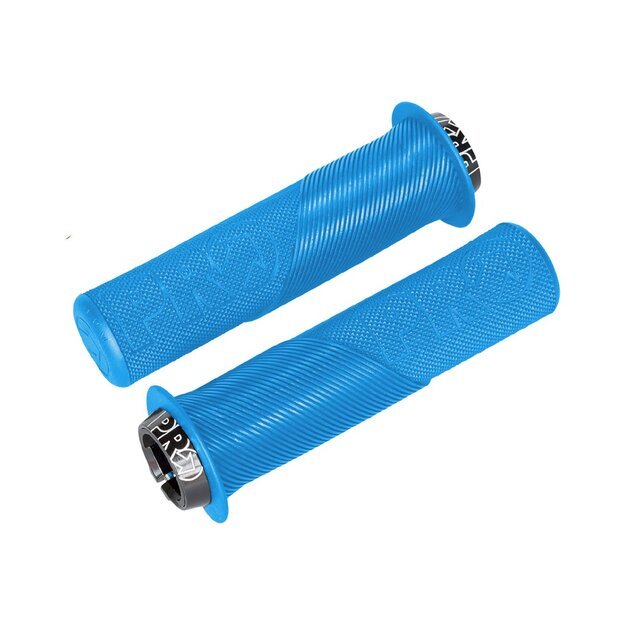 Vairo rankenėlės PRO Lock on Trail grip LTD Blue w. Flange