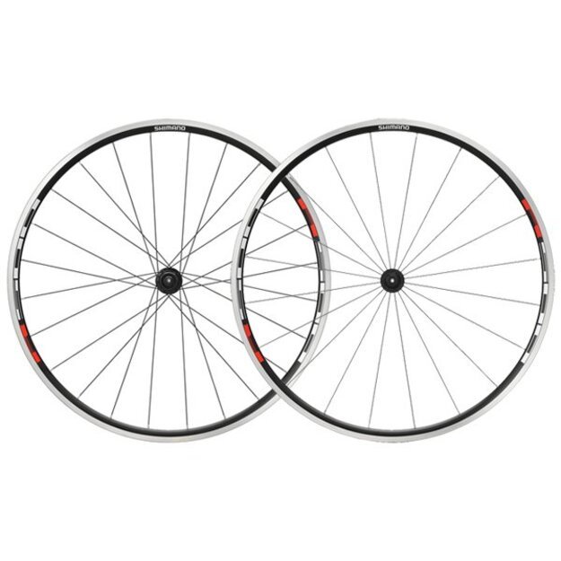 Ratai Shimano 10s Black/Red WH-R501 Clincher