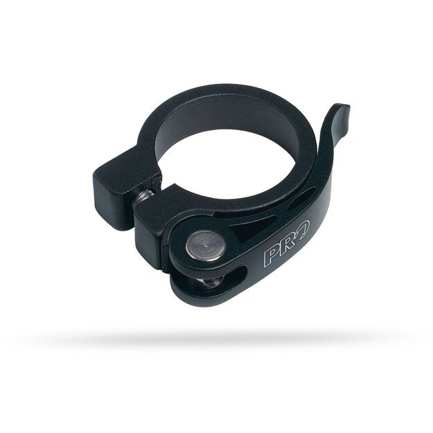 Balnelio stovo apkaba PRO Seatpost Clamp Quick Release Black 34.9mm