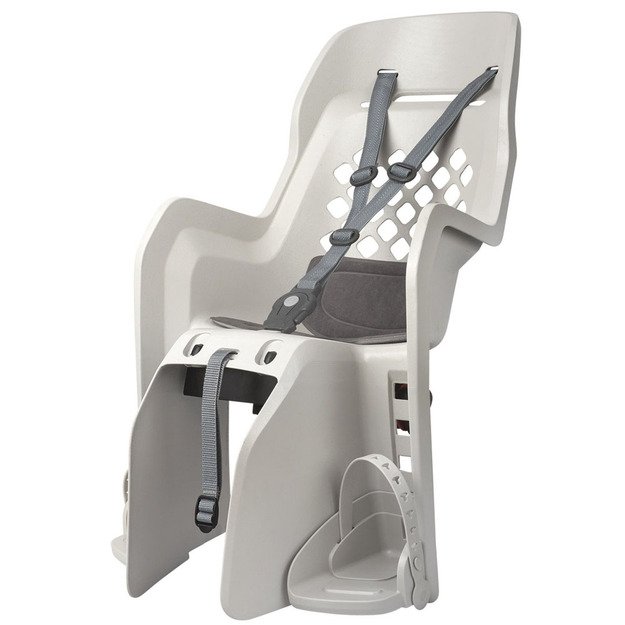 Dviračio kėdutė Polisport Joy CFS ant bagažinės 22kg (kreminė/pilka)