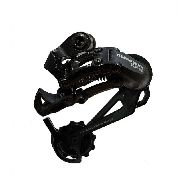 Galinis perjungėjas SRAM SX-5, 7-9 pav. (juodas)
