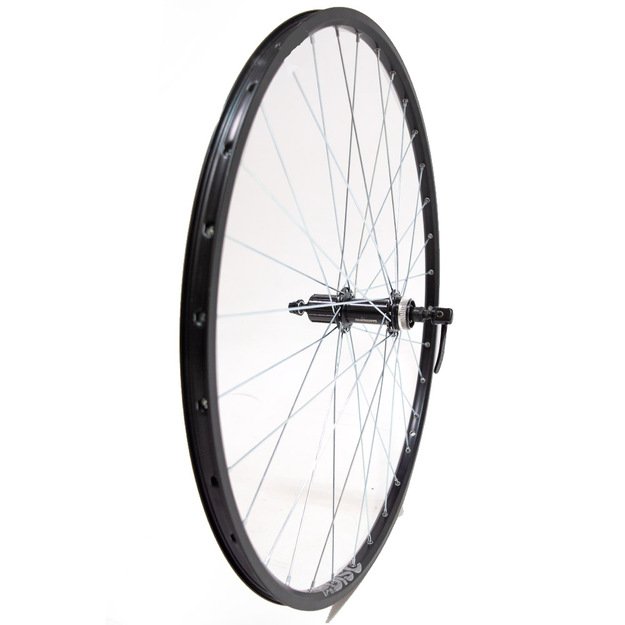 Galinis ratas 28/29   YAK3SIX, Shimano MT200 stebulė 32H. disk su greitveržle