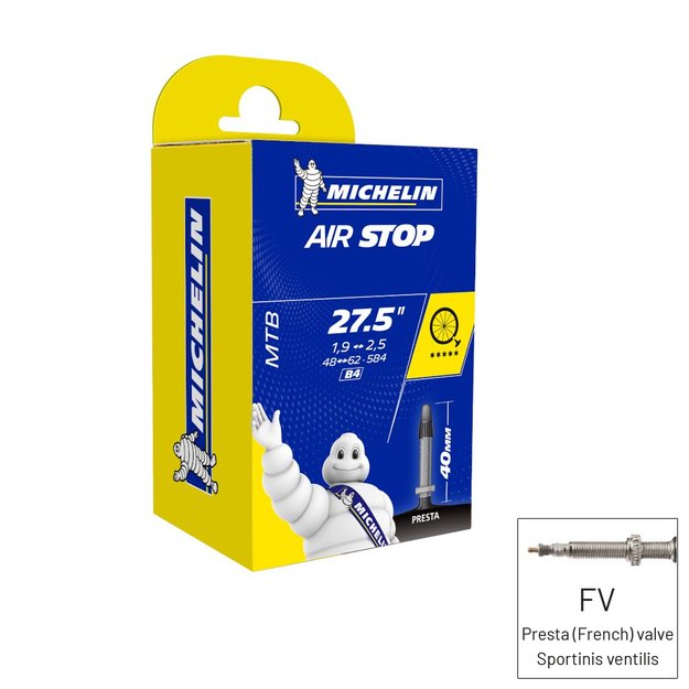 Kamera MICHELIN B4 Airstop 27x1.90-2.50 (48/62x584) FV40 