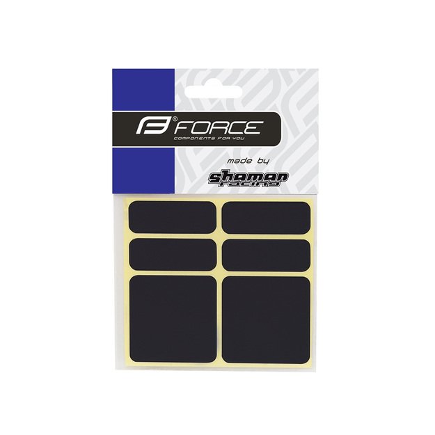 Lipdukai FORCE atspindintys &scaron;viesą (6vnt juodi)