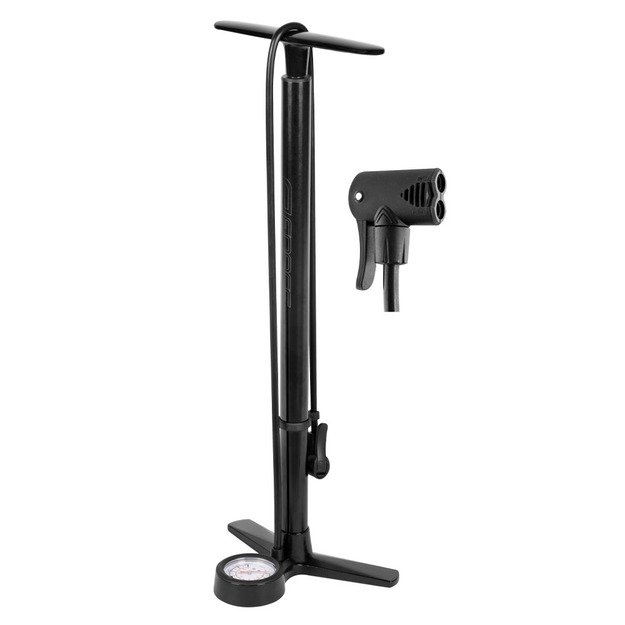 Pastatoma pompa FORCE Magna, su monometru iki 11bar (juoda)