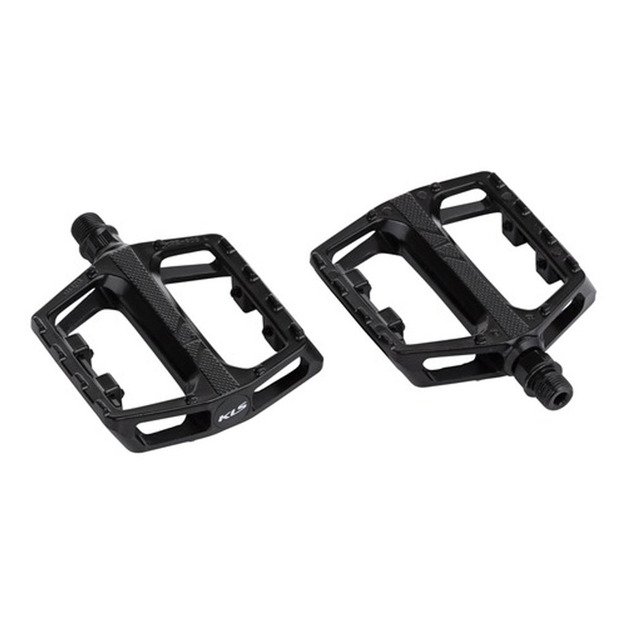 Pedalai KLS Flat 30 (aliuminiai, juoda)