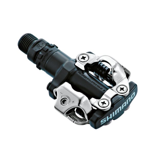 Pedalai Shimano M520S + plokštelės (juodi)
