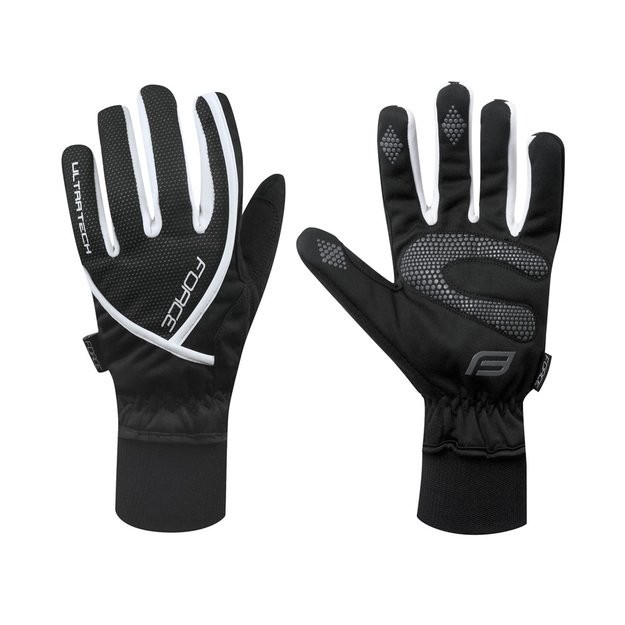 Pirštinės FORCE Ultra Tech žieminės (juoda/balta) S