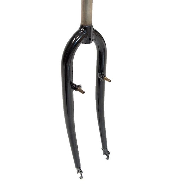 Priekinė šakė 26  1  (25,4mm) V-brake su sriegiu (juoda)