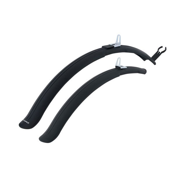 Purvasaugių komplektas FORCE 24-26  ilgi sportiniai, plotis 57mm (juodi)