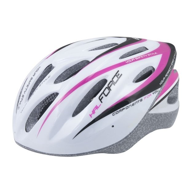 &Scaron;almas FORCE Hal 54-58cm S-M (balta/rožinė/juoda)