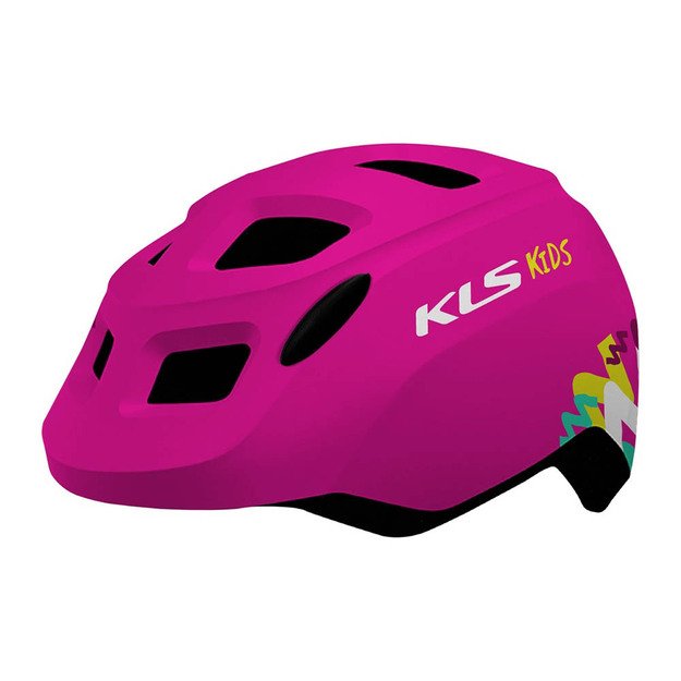 Šalmas KLS Zigzag 022, S/M 50- 55 cm, (rožinis)