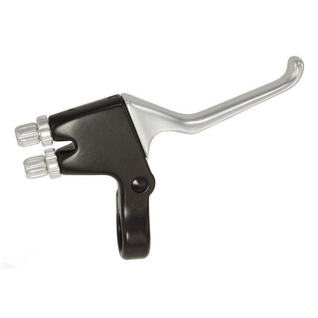 Stabdžių rankenėlė, dviguba dešinė, aliuminė