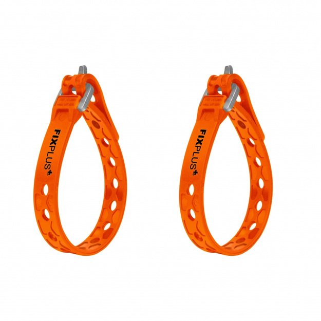 Tvirtinimo dirželiai FIXPLUS, 23cm 2vnt (oranžiniai)