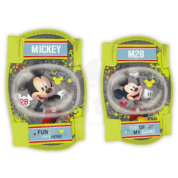 Vaiki&scaron;kos apsaugos keliams ir alkūnėms MICKEY (žalios)