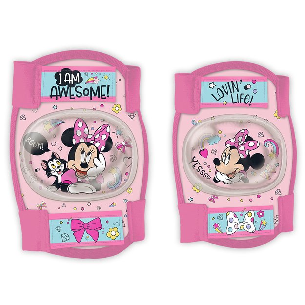 Vaikiškos apsaugos keliams ir alkūnėms MINNIE (rožinės)