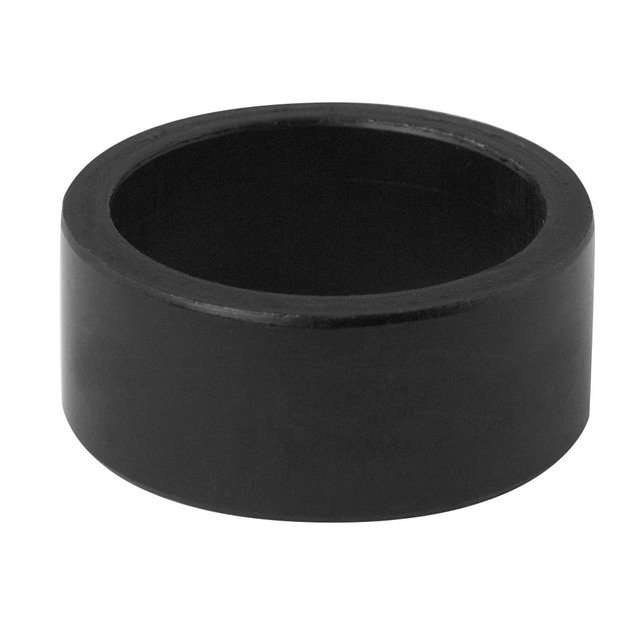 Vairo kolonėlės žiedas FORCE 1 1/8 , 15 mm (aliuminis, juodas)