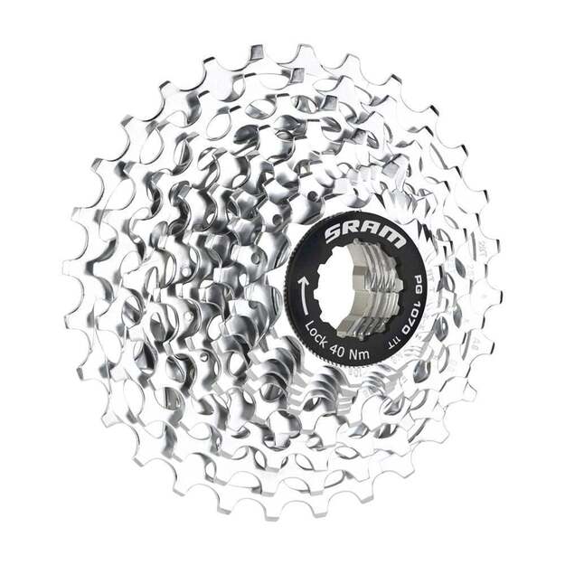 Galinis žvaigždžių blokas SRAM AM CS PG-1070 10SP 12-26T