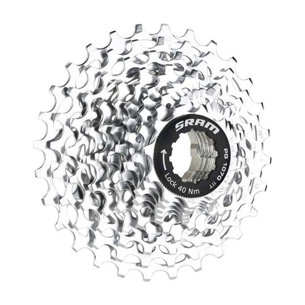 Galinis žvaigždžių blokas SRAM AM CS PG-1070 10SP 12-27T