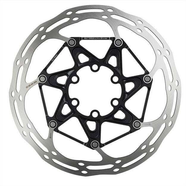 Stabdžių diskas SRAM ROTOR CNTRLN 2P 180MM BLACK ST ROUNDED