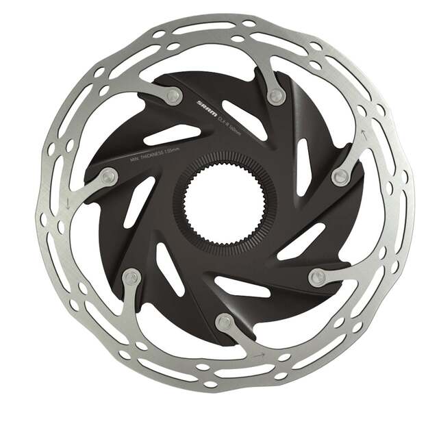 Stabdžių diskas SRAM ROTOR CNTRLN XR 2P CL 140MM BLK ROUNDED