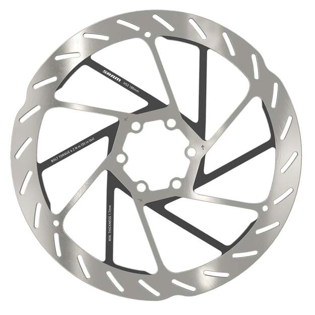 Stabdžių diskas SRAM AM DB ROTOR/BOLTS HS2 180 ROUNDED