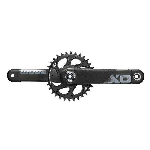 Priekinis žvaigždžių blokas SRAM AM FC X01 ALLDH DUB83 165 BLK 34