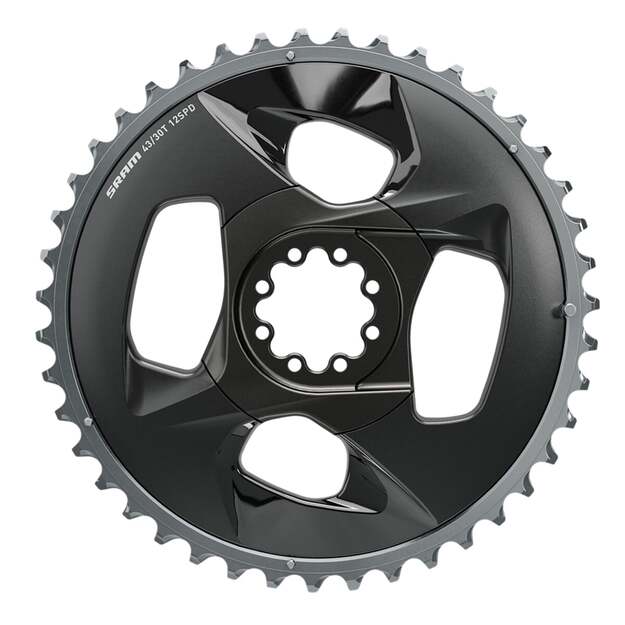 Priekinis žvaigždžių blokas SRAM CRING ROAD 43T 94 FORCE GREY