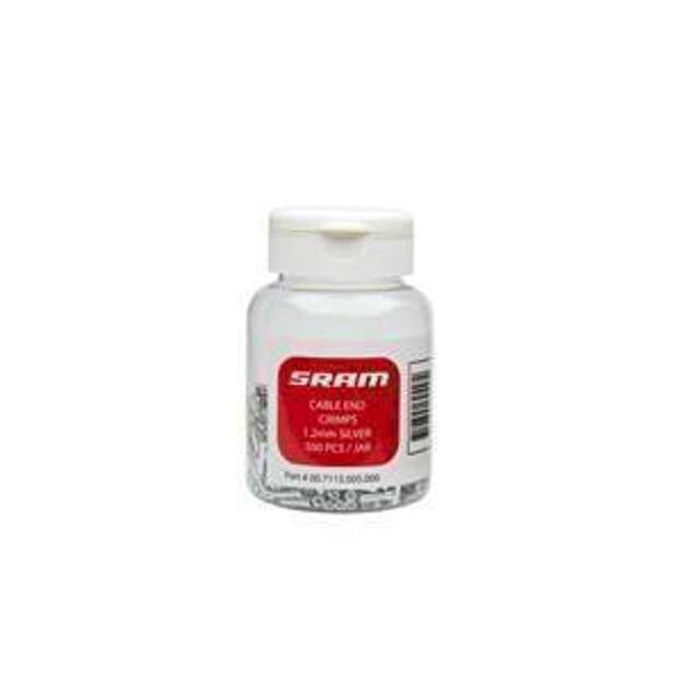 00.7115.005.000 - SRAM CABLE END CRIMPS SILVER 1.2MM 500PC