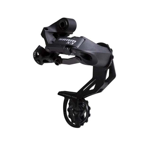 Galinis pavarų perjungėjas SRAM 10A RD X.3 BLACK