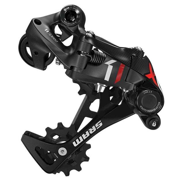 Galinis pavarų perjungėjas SRAM AM RD X01 TYPE 2.1 11 SPEED RED