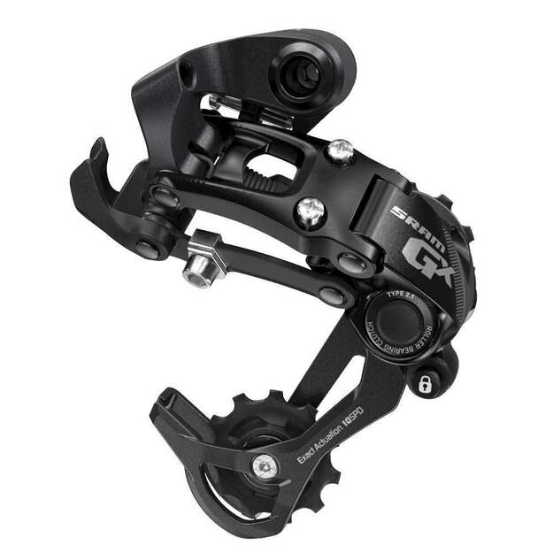 Galinis pavarų perjungėjas SRAM AM RD GX TYPE 2.1 10SPD MEDIUM CAGE BLK