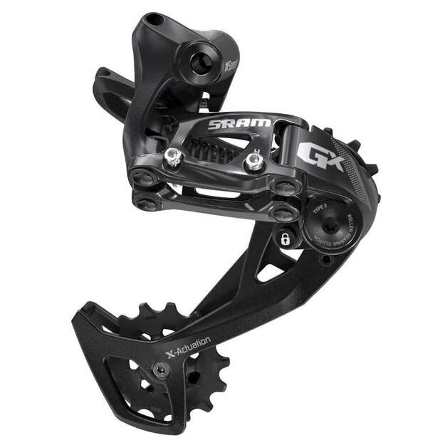 Galinis pavarų perjungėjas SRAM AM RD GX 2X11SPD LONG CAGE BLK