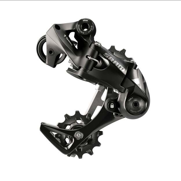 Galinis perjungiklis SRAM AM RD X01 DH 1X7SPD MEDIUM CAGE BLK