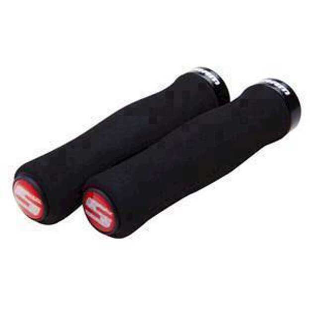 Vairo rankenėlės SRAM SRAM LOCKING GRIPS FOAM CONT 129 BLK/BLK