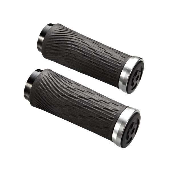 Vairo rankenėlės SRAM LOCKING GRIPS GS INTEGRATED 85MM SLVCLP