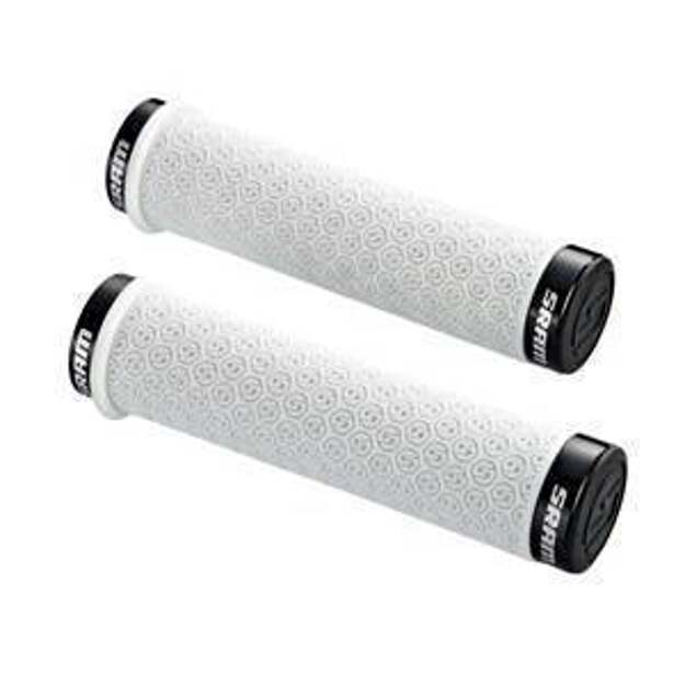 Vairo rankenėlės SRAM LOCKING GRIPS DH SRAM SILICONE WHITE