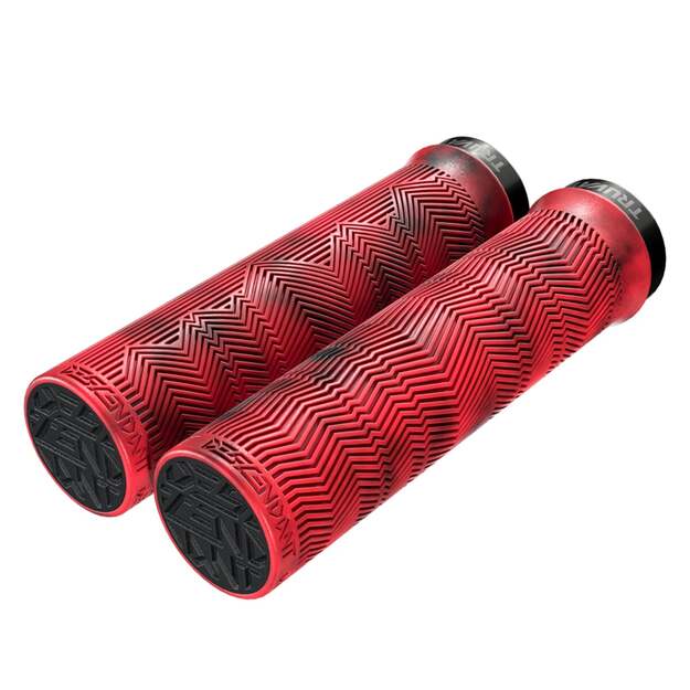 Vairo rankenėlės TRUVATIV LOCKING GRIPS DESCENDANT RD/BLK MRBLD