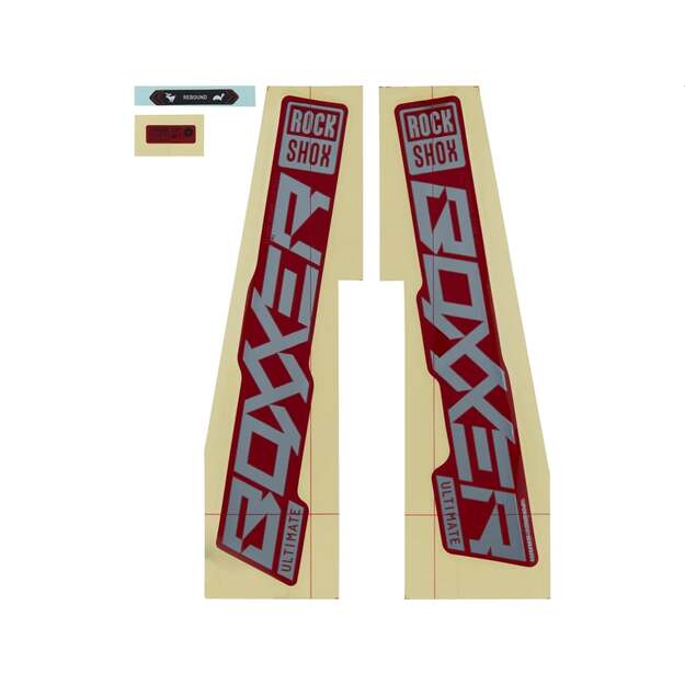 11.4018.105.056 - ROCKSHOX AM DECAL BOXXER ULT 27/29 GPLRF/RED
