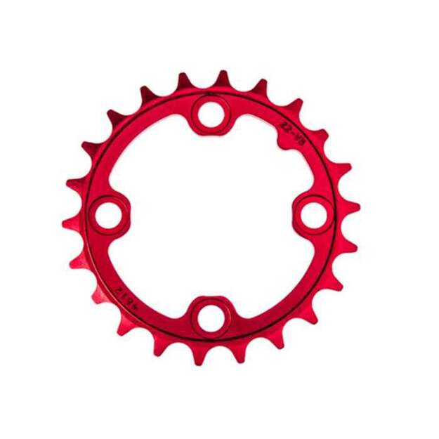  Priekinė žvaigždė CRING MTB 22T V3 64 AL3 RED