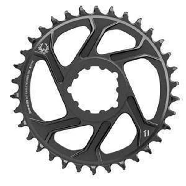 Priekinė žvaigždė SRAM CR X-SYNC EAGLE 34T DM 6 OFFSET BLK
